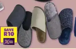 Shoprite Men's mule slippers offer