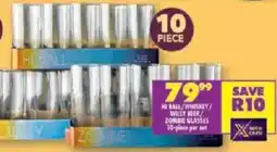 Shoprite Hi ball/whiskey/ willy beer/ zombie glasses offer