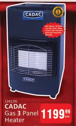 KitKat Cash and Carry CADAC Gas 3 Panel Heater offer