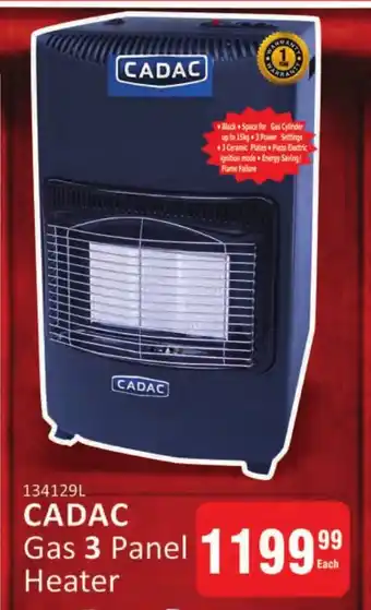 KitKat Cash and Carry CADAC Gas 3 Panel Heater offer