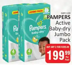 KitKat Cash and Carry PAMPERS Active Baby-dry Jumbo Pack offer