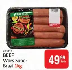 KitKat Cash and Carry Beef Wors Super Braai offer
