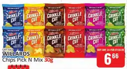 KitKat Cash and Carry WILLARDS Chips Pick N Mix offer