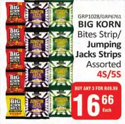 KitKat Cash and Carry BIG KORN Bites Strip/ Jumping Jacks Strips Assorted offer