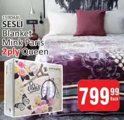 KitKat Cash and Carry SESLI Blanket Mink Paris Queen offer