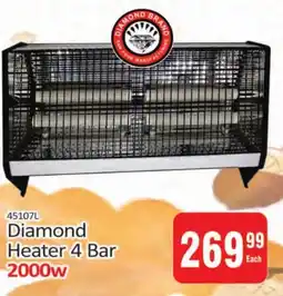 KitKat Cash and Carry Diamond Heater 4 Bar 2000w offer