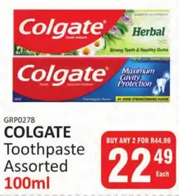 KitKat Cash and Carry COLGATE Toothpaste Assorted offer