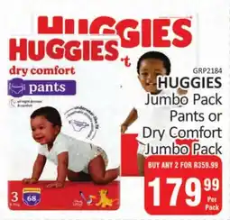 KitKat Cash and Carry HUGGIES Jumbo Pack Pants or Dry Comfort Jumbo Pack offer