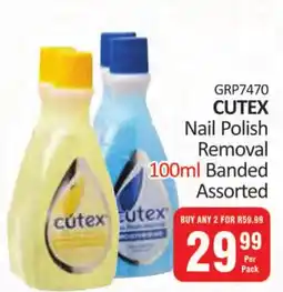 KitKat Cash and Carry CUTEX Nail Polish Removal Banded Assorted offer