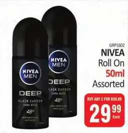 KitKat Cash and Carry NIVEA Roll On Assorted offer