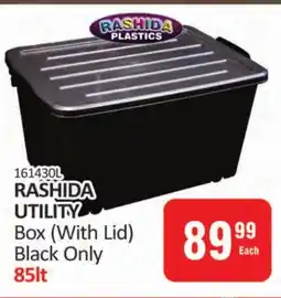 KitKat Cash and Carry Rashida Utility Box (With Lid) Black Only offer
