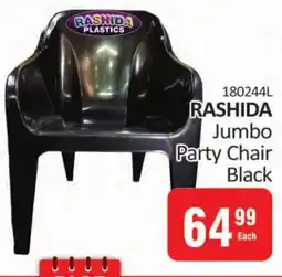 KitKat Cash and Carry RASHIDA Jumbo Party Chair Black offer