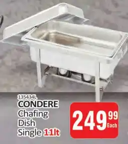 KitKat Cash and Carry CONDERE Chafing Dish Single offer