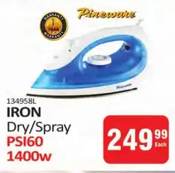 KitKat Cash and Carry Pineware Iron Dry/Spray offer