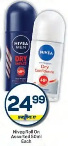 Pick n Pay Nivea Roll On Assorted offer