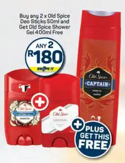 Pick n Pay Buy any Old Spice Deo Sticks and Get Old Spice Shower Gel Free offer