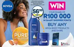 Pick n Pay Nivea Men and Ladies Body Lotion and Creams Assorted offer