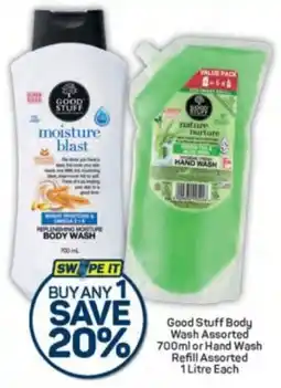 Pick n Pay Good Stuff Body Wash Assorted or Hand Wash Refill Assorted offer