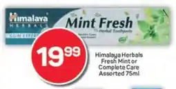 Pick n Pay Himalaya Herbals Fresh Mint or Complete Care Assorted offer