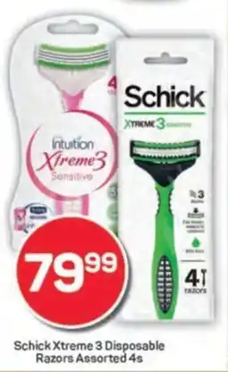 Pick n Pay Schick Xtreme 3 Disposable Razors Assorted offer