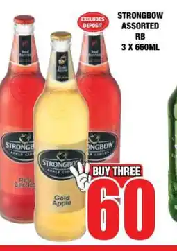 Boxer STRONGBOW ASSORTED RB 3 X 660ML offer