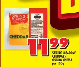 Shoprite SPRING MEADOW CHEDDAR/GOUDA CHEESE offer