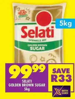 Shoprite SELATI GOLDEN BROWN SUGAR 5kg offer