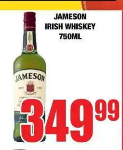 Boxer JAMESON IRISH WHISKEY 750ML offer