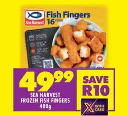 Shoprite SEA HARVEST FROZEN FISH FINGERS 400g offer
