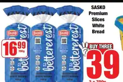 Boxer Sasko Premium Slices White Bread offer