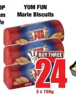 Boxer YUM FUN Marie Biscuits offer
