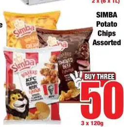 Boxer SIMBA Potato Chips Assorted offer