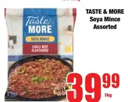 Boxer TASTE & MORE Soya Mince Assorted offer