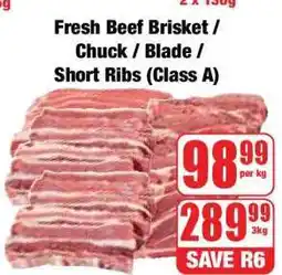 Boxer Fresh Beef Brisket / Chuck / Blade / Short Ribs (Class A) offer