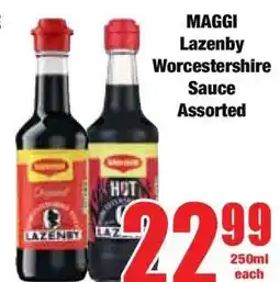 Boxer MAGGI Lazenby Worcestershire Sauce Assorted offer
