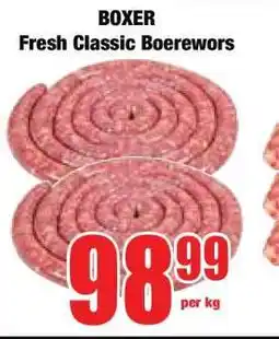 Boxer BOXER Fresh Classic Boerewors offer