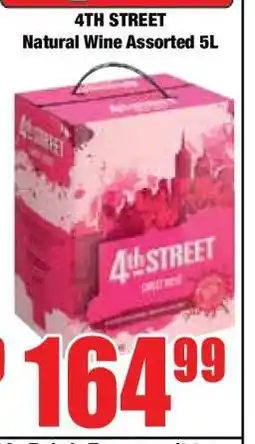 Boxer 4TH STREET Natural Wine Assorted 5L offer