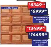 K Carrim Wooden Garage Door (Single) 32342 offer