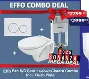 K Carrim Effo Pan S/C Seat + Geberit Cistern Combo offer