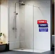 K Carrim Shower Screen Chrome (Clear) 1200 x 2000 offer