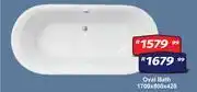 K Carrim Oval Bath 1700 x 800 x 420 offer