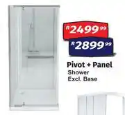 Pivot + Panel Shower
