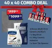 K Carrim 40 x 40 Gloss Combo Deal-9 Boxes offer