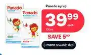 PEP Panado Syrup-100ml Each offer
