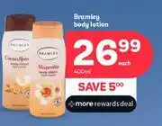 PEP Bramley Body Lotion-400ml Each offer