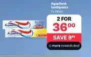 PEP Aquafresh Toothpaste-2 x 100ml offer