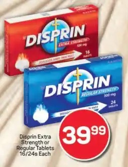 Pick n Pay Disprin Extra Strength or Regular Tablets offer
