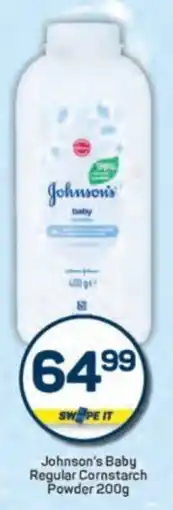 Pick n Pay Johnson's Baby Regular Cornstarch Powder offer