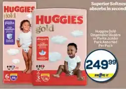 Pick n Pay Huggies Gold Disposable Diapers or Pants Jumbo Pack Assorted offer