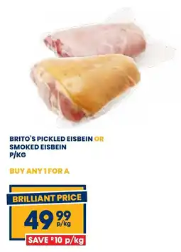 Brito's pickled eisbein or smoked eisbein